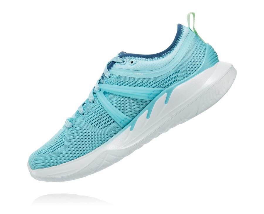 Chaussure Running Hoka One One Tivra Femme - Bleu/Blanche - SBI-850642